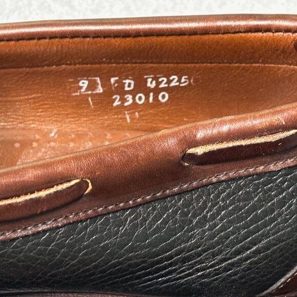 Allen Edmonds Nashua Leather Tassel Loafers Mens 9 D Black Brown Slip On Dress main image 13